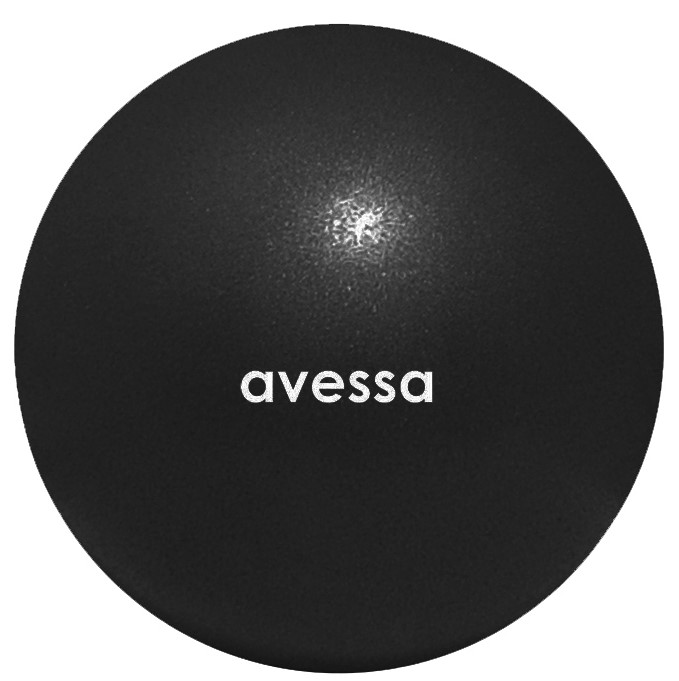 AVESSA XPT-30-BLACK PLATES TOPU SİYAH 30 CM 180 GR