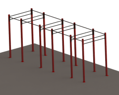 ASSA SPOR 3 Rack 12 Bacak - Spor Ekipmanı Üretimi
