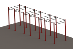 ASSA SPOR 3 Rack 14 Bacak - Spor Ekipmanı Üretimi