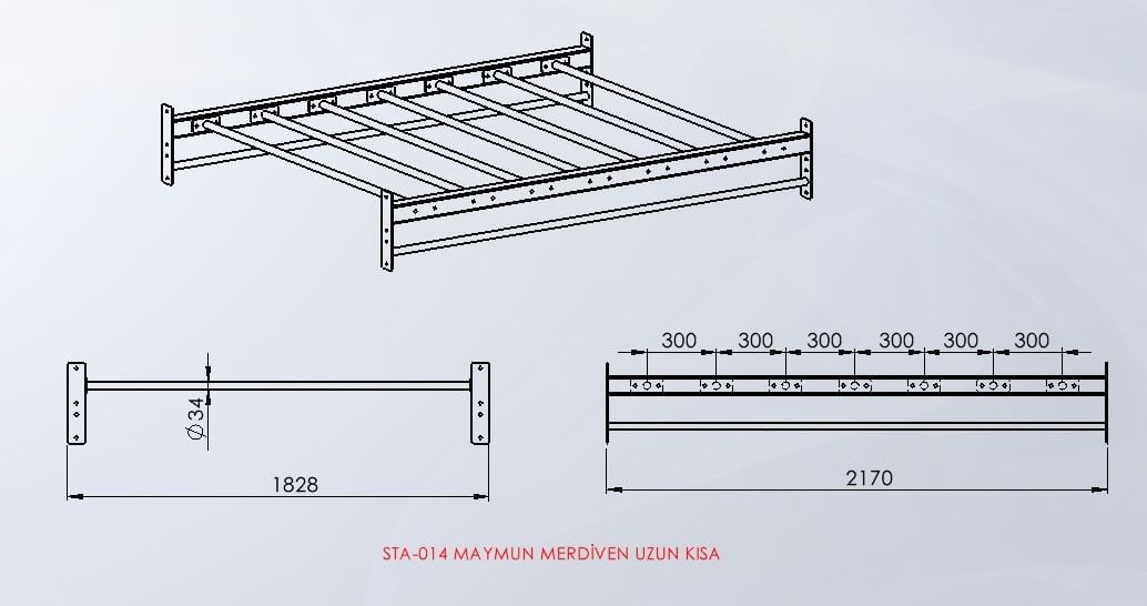 MAYMUN MERDİVEN UZUN